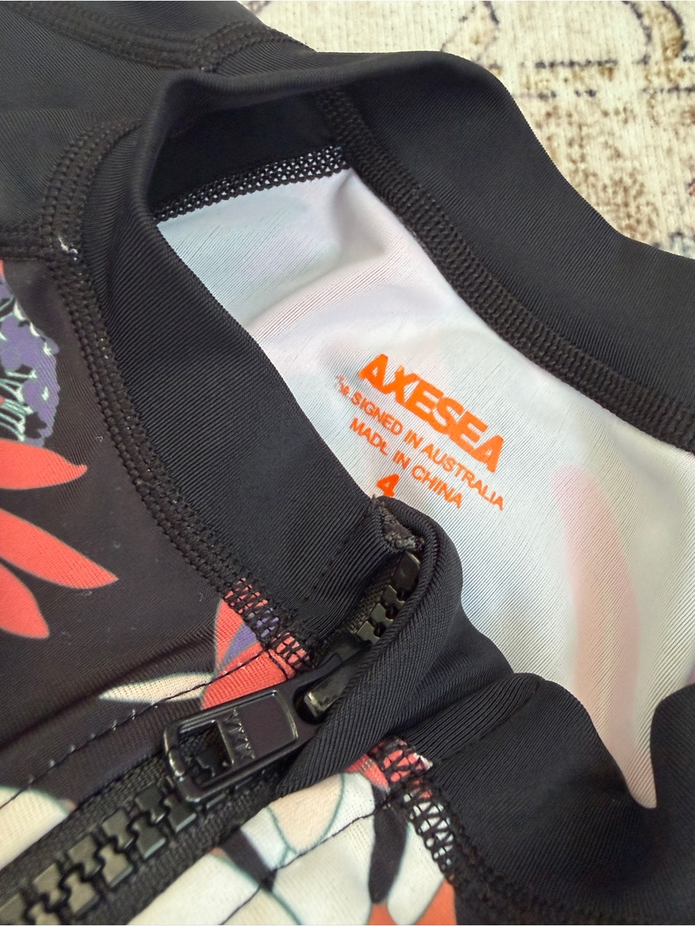 Axesea One-Piece Rash Guard Swimsuit - Picture 5 of 10